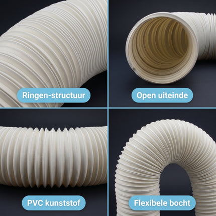 Cheqo® Luchtafvoerslang Airco - Detail Split