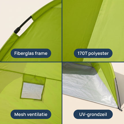Cheqo Strandtent - Beach Shelter - Detail Split