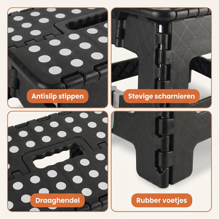 Cheqo® Opstapkrukje Inklapbaar - Detail Split