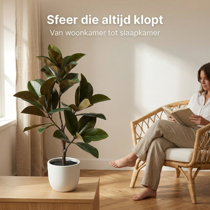 Cheqo® Kunstplant Magnolia - Lifestyle