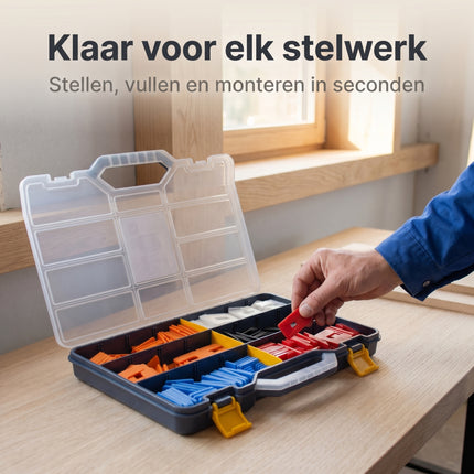 Cheqo® Uitvulplaatjes Assortimentskoffer - Lifestyle