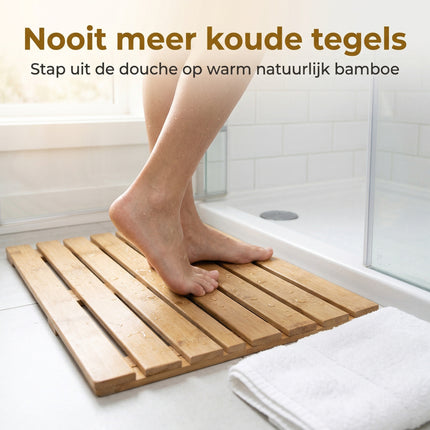 Cheqo Douchemat Bamboe - Lifestyle
