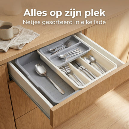 Cheqo® Bestekbak Uitschuifbaar - Lifestyle