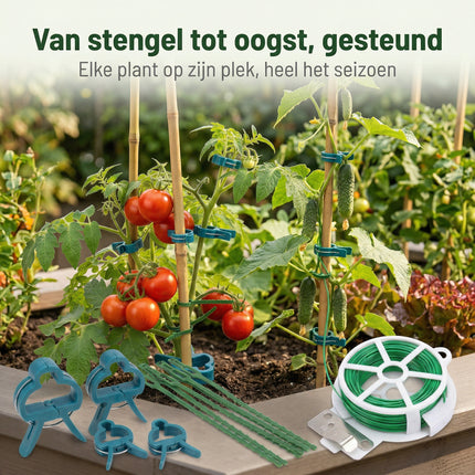 Cheqo Plantenclips met Binddraad Set van 61 - Lifestyle