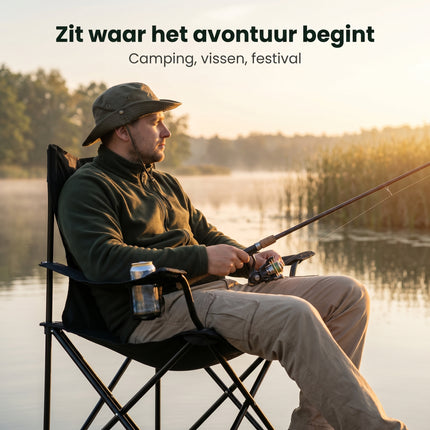 Cheqo® Campingstoel Vouwstoel - Lifestyle