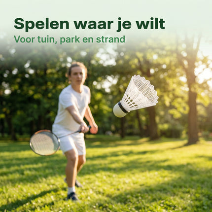 Cheqo® Badminton Shuttles in Koker Set van 3 - Lifestyle