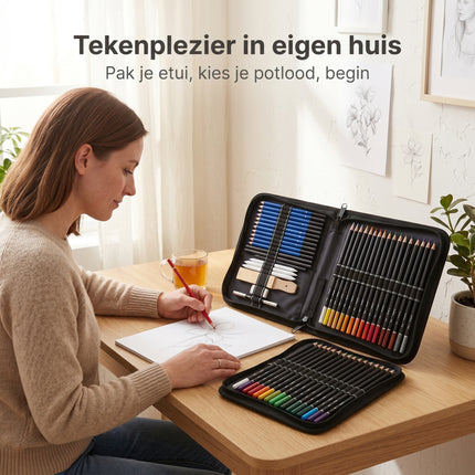 Cheqo Tekenset Set van 96-delig - Lifestyle