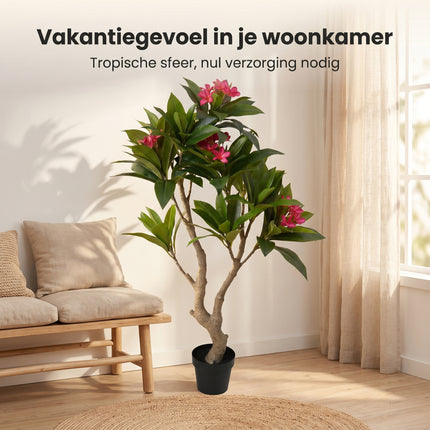 Cheqo® Kunstplant Frangipani - Lifestyle