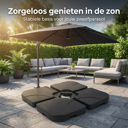 Cheqo Parasoltegels Set van 4 - Lifestyle