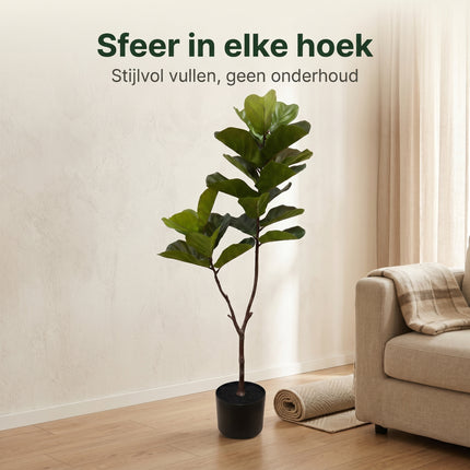 Cheqo® Kunstplant Ficus Lyrata - Lifestyle