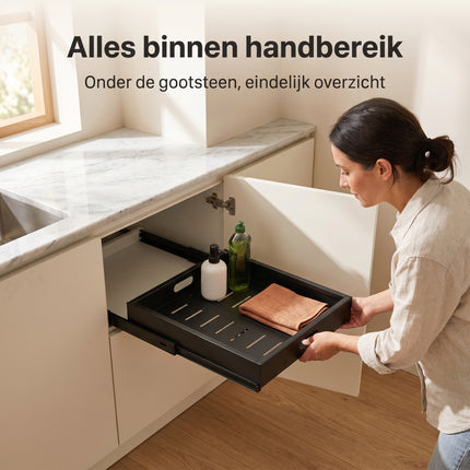 Cheqo® Schuiflade Keukenkast - Lifestyle