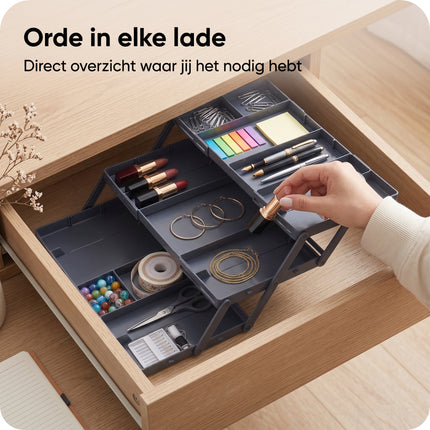 Cheqo® Lade Organizer 3-laags Uitklapbaar - Lifestyle
