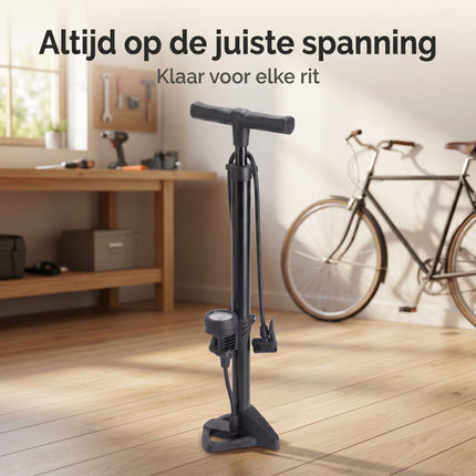 Cheqo® Fietspomp Staand - Lifestyle