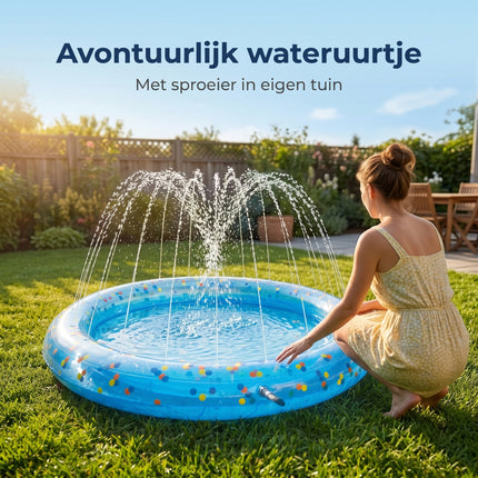 Cheqo Babyzwembad met Sproeifunctie - Lifestyle
