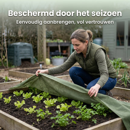 Cheqo Planten Beschermdeken Vliesdoek 2x5m - Lifestyle
