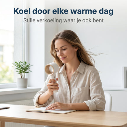 Cheqo® Bladloze Ventilator Wit - Lifestyle