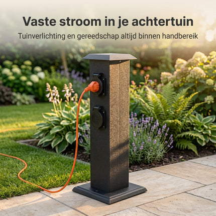 Cheqo® Tuinpaal 4-voudig - Lifestyle