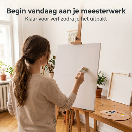 infographic-4: Basic canvas rechthoek 60x80 cm 4 stuks