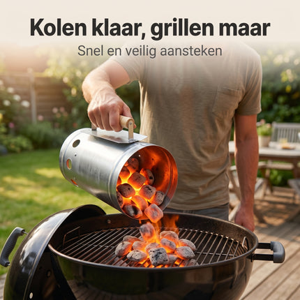 Cheqo® Houtskoolstarter - Lifestyle