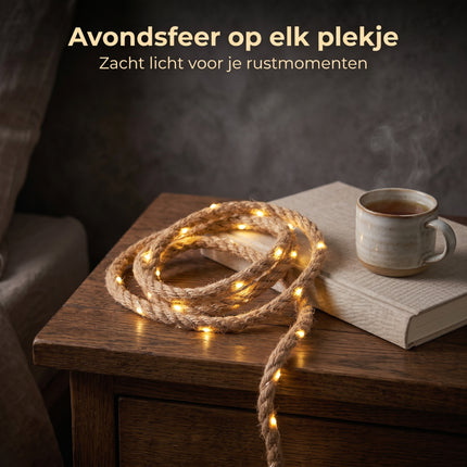 infographic-4: Jute touw met ledverlichting 1 50 meter