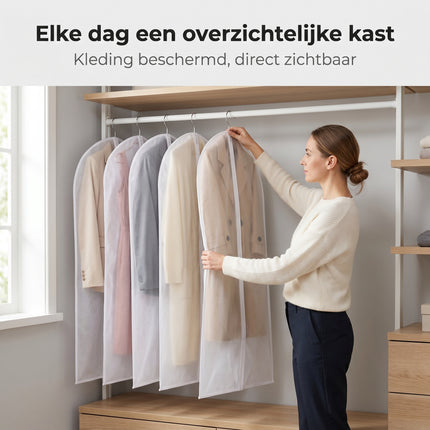 Cheqo® Kledinghoezen Set van 5 - Lifestyle