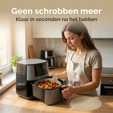 Cheqo® Bakfolie Airfryer Set - Lifestyle
