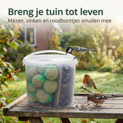 Cheqo Vogelvoer in Emmer 3kg - Lifestyle