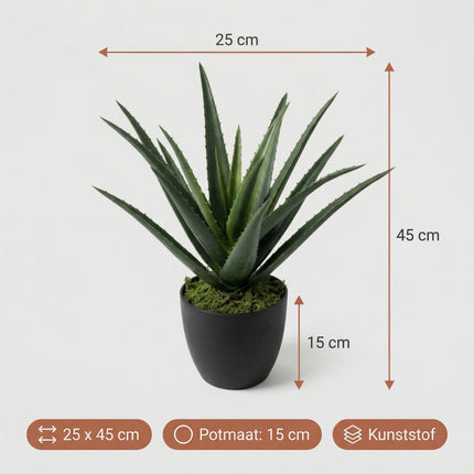 Cheqo® Kunstplant Aloë Vera - Specs