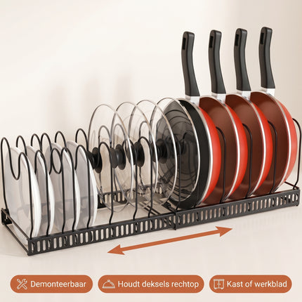 Cheqo Pannenrek Pannen Organizer - Specs