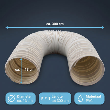 Cheqo® Luchtafvoerslang Airco - Specs