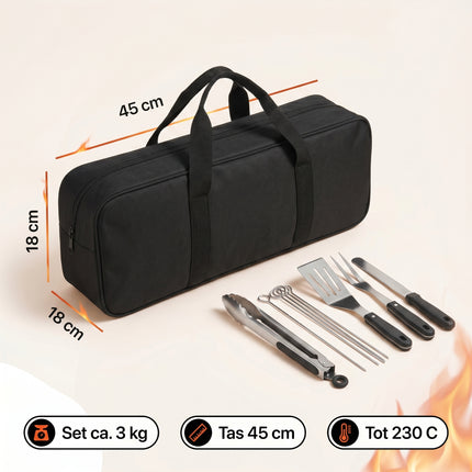 Cheqo BBQ Accessoires Set 24-delig - Specs
