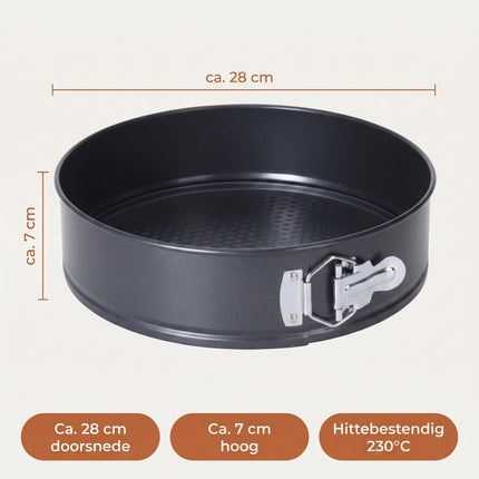 Cheqo® Springvorm 28 cm - Specs