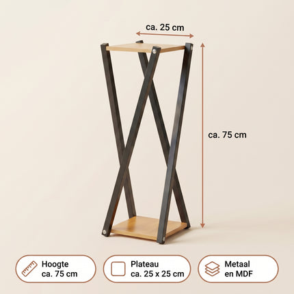 Cheqo Plantenstandaard 77 cm - Specs