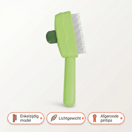 Cheqo Hondenborstel Kattenborstel Zelfreinigende Slickerborstel - Specs
