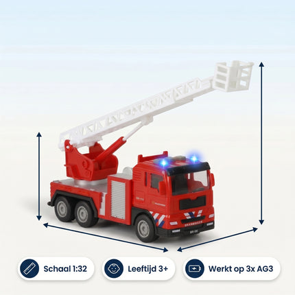Cheqo® Brandweerauto - Specs