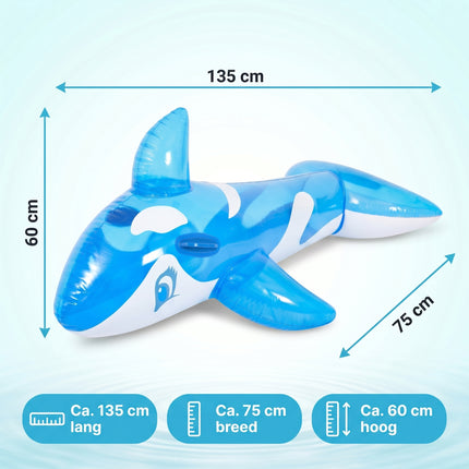 Cheqo Opblaasbare Walvis Ride-On - Specs