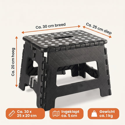 Cheqo® Opstapkrukje Inklapbaar - Specs