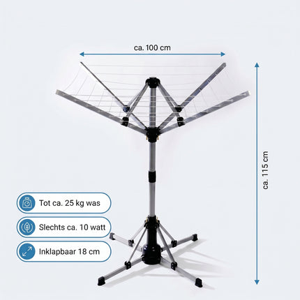 Cheqo® Elektrische Droogmolen - Specs