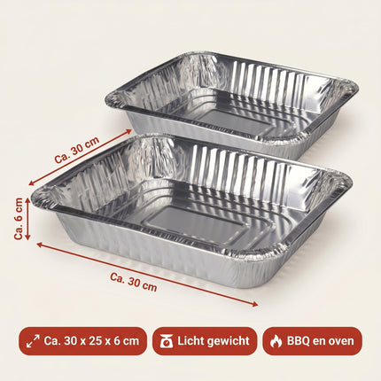 Cheqo® Grillschaal Set van 2 - Specs