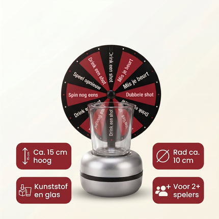 Cheqo® Drankspel Wheel of Shots - Specs