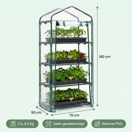 Cheqo Mini Kweekkas Balkon - Specs