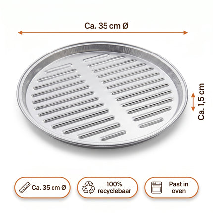 Cheqo® BBQ Grillschalen Set van 3 - Specs