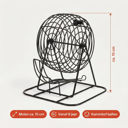Cheqo® Bingo Molen Compleet - Specs