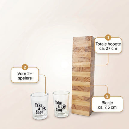 Cheqo® Drinkspel Dranktoren - Specs