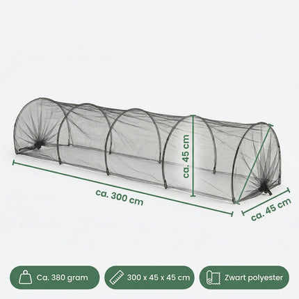 Cheqo® Kweektunnel met Insectennet - Specs