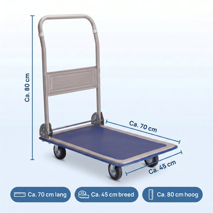Cheqo Transportwagen Plateauwagen Inklapbaar - Specs
