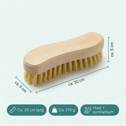 infographic-5: Basic houten borstel 20 cm