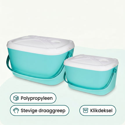 Cheqo® Koelbox Set Groen 30 + 15 liter - Specs