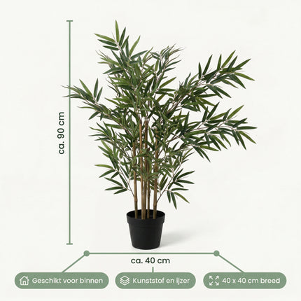 Cheqo® Kunstplant Bamboe voor Binnen - Specs