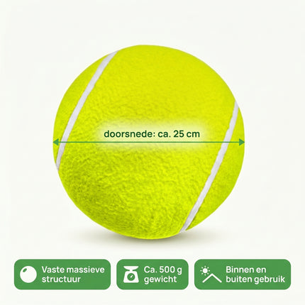 Cheqo XXL Tennisbal - Specs